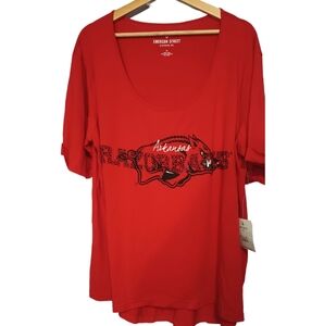 Arkansas Razorbacks Top, Size 2x, NWT